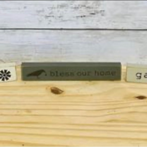 *Bless Our Home Mini Wood Block - Picture 3 of 6